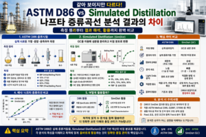 ASTM D86 증류시험과 Simulated Distillation 분석 결과의 차이 3 ASTM D86 증류시험과 Simulated Distillation 분석 결과의 차이 쎔네일